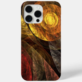 Sun Flower Floral Modern Abstract Art Pattern iPhone 15 Pro Max Case