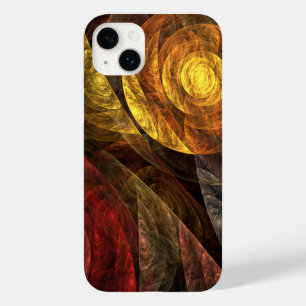 Sun Flower Floral Modern Abstract Art Pattern Case-Mate iPhone 14 Plus Case