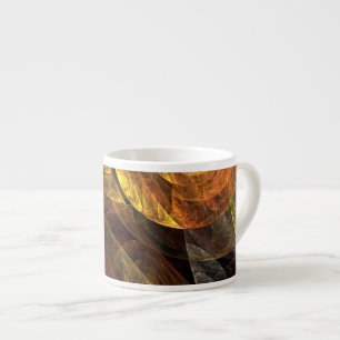 Sun Flower Floral Modern Abstract Art Pattern Espresso Cup
