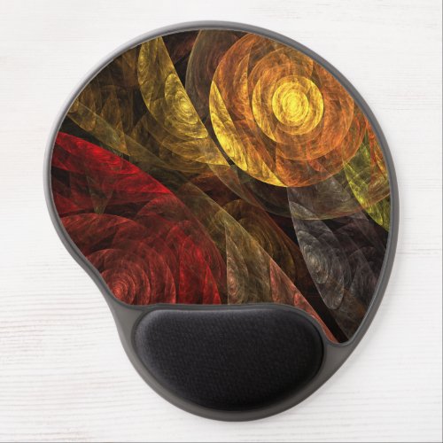 Sun Flower Floral Modern Abstract Art Pattern Gel Mouse Pad
