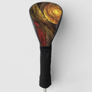 Sun Flower Floral Modern Abstract Art Pattern Golf Head Cover