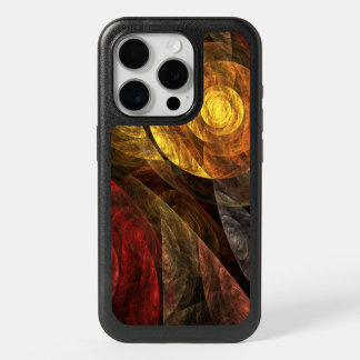 Sun Flower Floral Modern Abstract Art Pattern iPhone 15 Pro Case