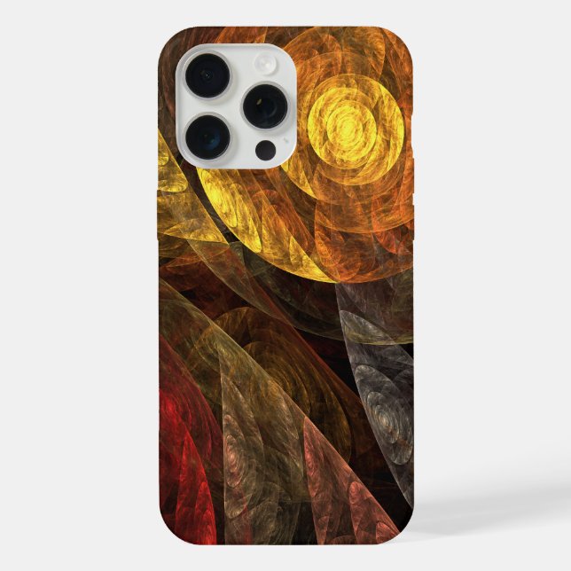 Sun Flower Floral Modern Abstract Art Pattern iPhone Case (Back)