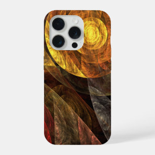 Sun Flower Floral Modern Abstract Art Pattern iPhone 15 Pro Case