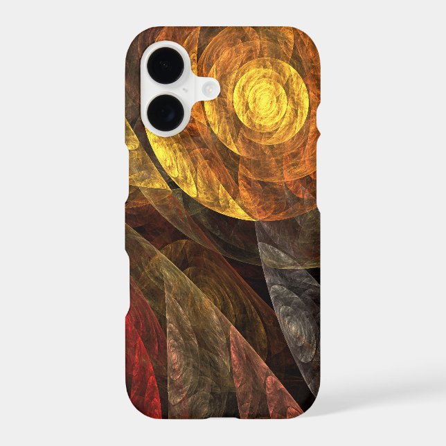 Sun Flower Floral Modern Abstract Art Pattern iPhone Case (Back)