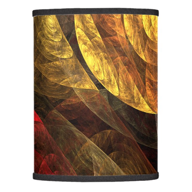 Sun Flower Floral Modern Abstract Art Pattern Lamp Shade (Front)