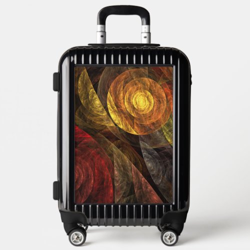 Sun Flower Floral Modern Abstract Art Pattern Luggage