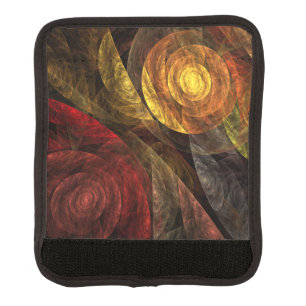 Sun Flower Floral Modern Abstract Art Pattern Luggage Handle Wrap