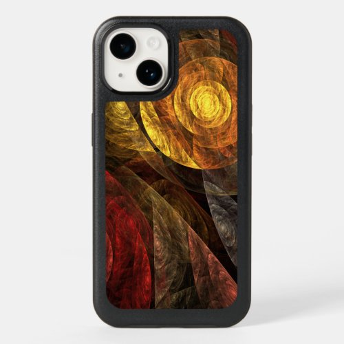 Sun Flower Floral Modern Abstract Art Pattern OtterBox iPhone 14 Case