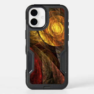 Sun Flower Floral Modern Abstract Art Pattern iPhone 16 Plus Case