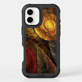 Sun Flower Floral Modern Abstract Art Pattern iPhone 16 Plus Case