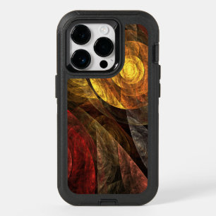 Sun Flower Floral Modern Abstract Art Pattern OtterBox iPhone 14 Pro Case