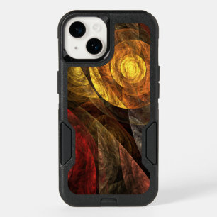 Sun Flower Floral Modern Abstract Art Pattern OtterBox iPhone 14 Case