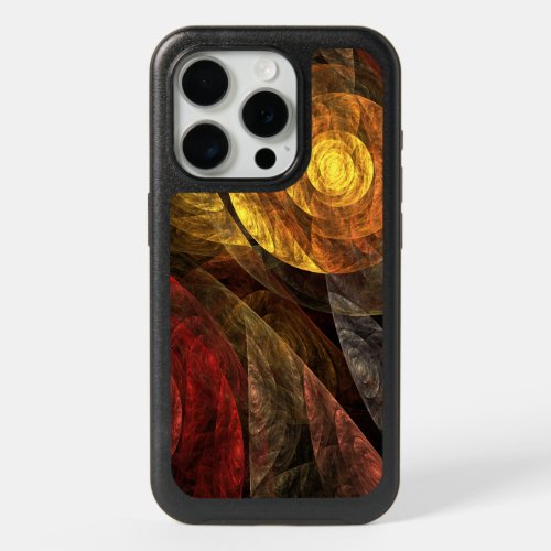 Sun Flower Floral Modern Abstract Art Pattern iPhone 15 Pro Case