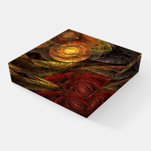 Sun Flower Floral Modern Abstract Art Pattern Paperweight