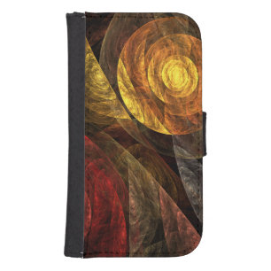 Sun Flower Floral Modern Abstract Art Pattern Phone Wallet