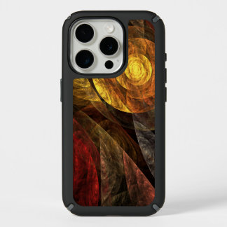 Sun Flower Floral Modern Abstract Art Pattern iPhone 15 Pro Case