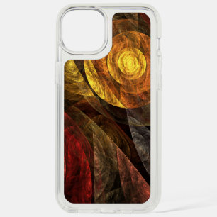 Sun Flower Floral Modern Abstract Art Pattern iPhone 15 Plus Case
