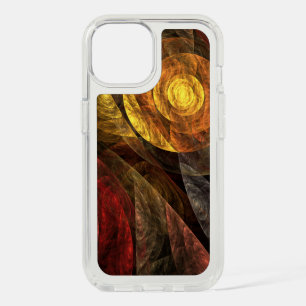 Sun Flower Floral Modern Abstract Art Pattern iPhone 15 Case