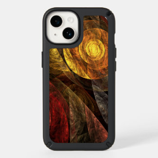Sun Flower Floral Modern Abstract Art Pattern Speck iPhone 14 Case