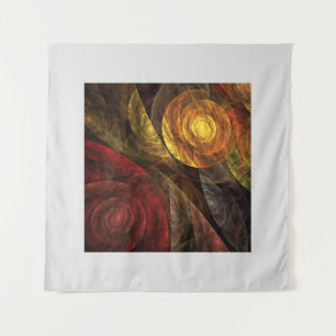 Sun Flower Floral Modern Abstract Art Pattern Tapestry