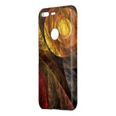 Sun Flower Floral Modern Abstract Art Pattern Uncommon Google Pixel Case (Back/Left)