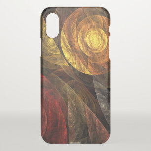 Sun Flower Floral Modern Abstract Art Pattern iPhone X Case