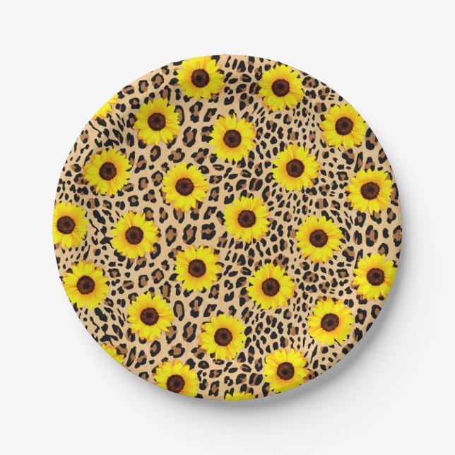 Sun flower Paper Plate  (Front)