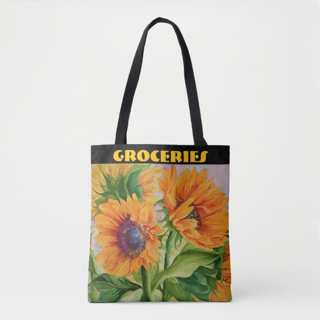 Sun Flower Tote Bag (Front)