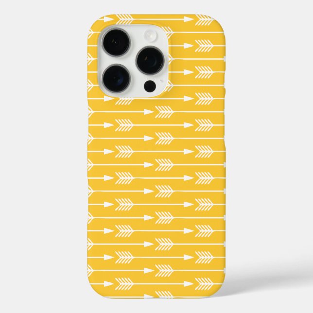 Sun Flower Yellow Arrows Pattern Case-Mate iPhone Case (Back)