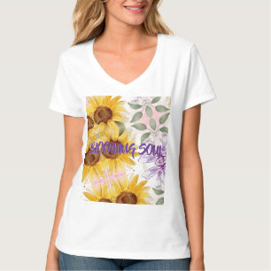 Sun Flowers Mix Design T-Shirt