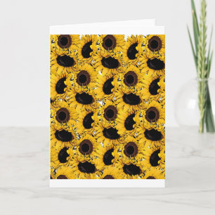 sun flowers petals swim dive marine nature yellow card