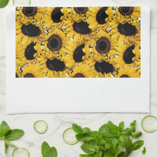 sun flowers petals swim dive marine nature yellow towel