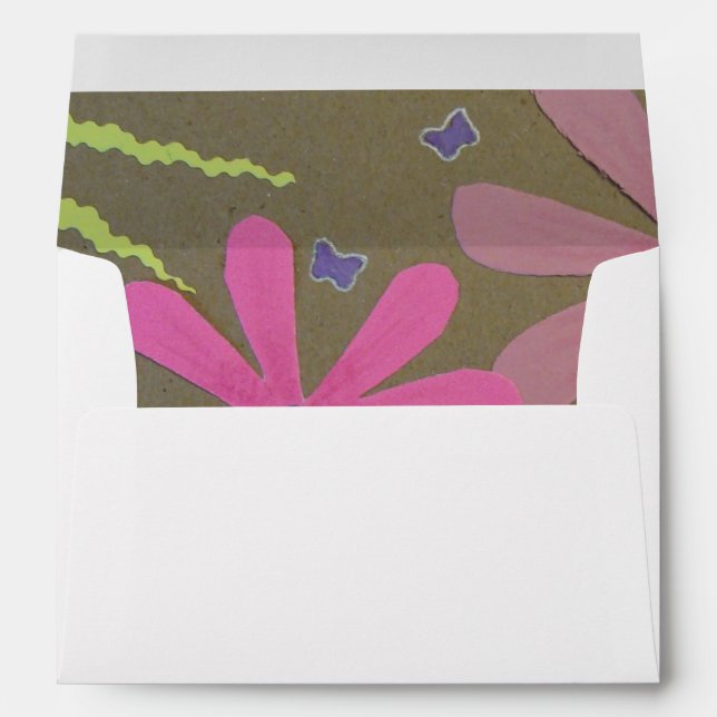 Sun & Flowers - Scrapbook Envelope (Back (Bottom))