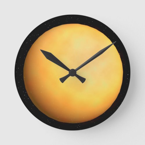 Sun from Space Round Clock