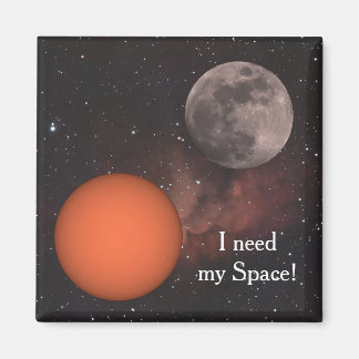 sun, full moon, Nebula Magnet