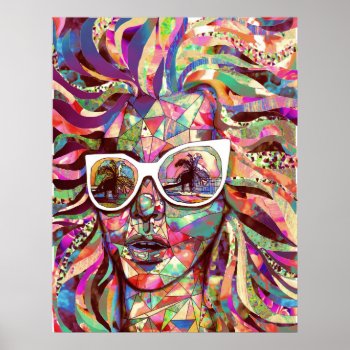 "sun Glasses In A Summer Sun" Poster by BRGproductions at Zazzle