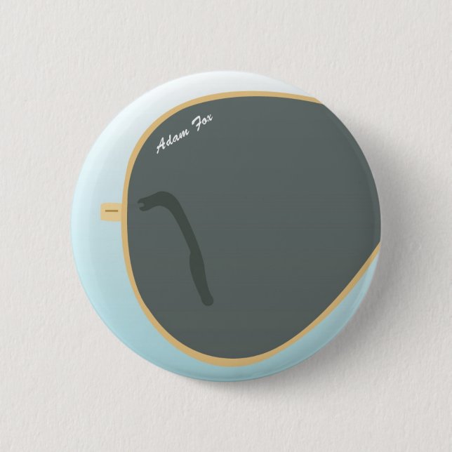 Sun Glasses Pinback Button (Front)