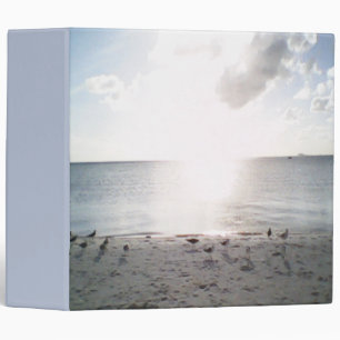 Sun Glory At The Beach 3 Ring Binder