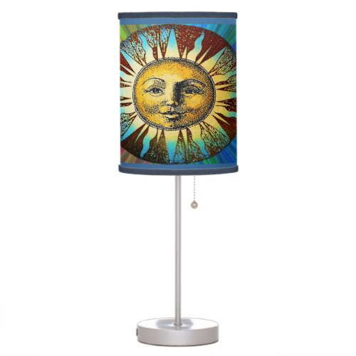 Sun God Smiling face lamp