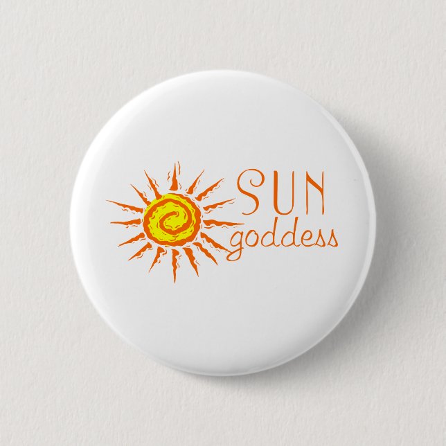 Sun Goddess Button (Front)