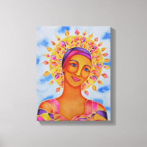 Sun Goddess by Rita Loyd Canvas Print