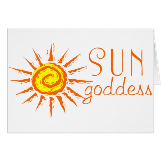 Sun Goddess Cards (Front Horizontal)