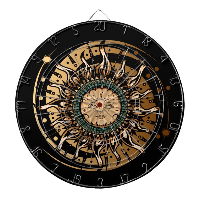 Sun Goddess  Dart Board (Front)