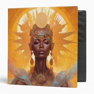 Sun Goddess Fantasy Art 3 Ring Binder