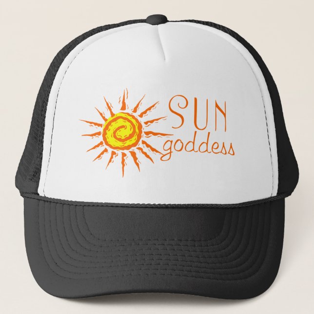 Sun Goddess Trucker Hat (Front)