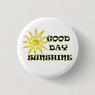 Sun Good Day Sunshine Button