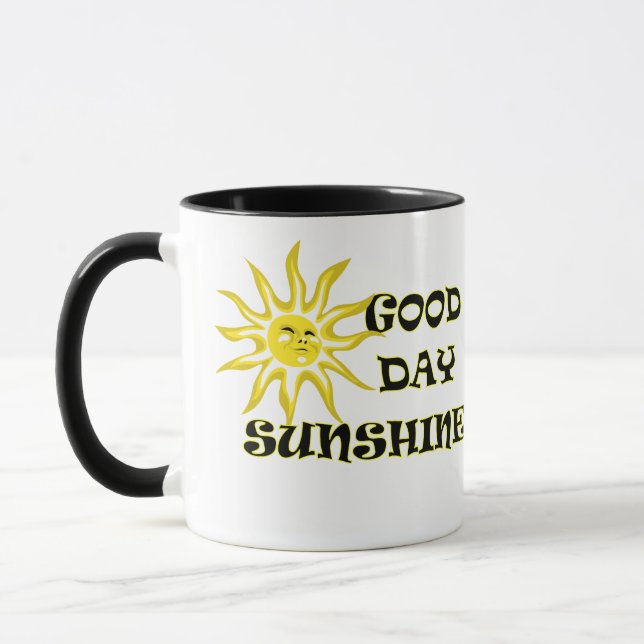 Sun Good Day Sunshine Mugs (Left)