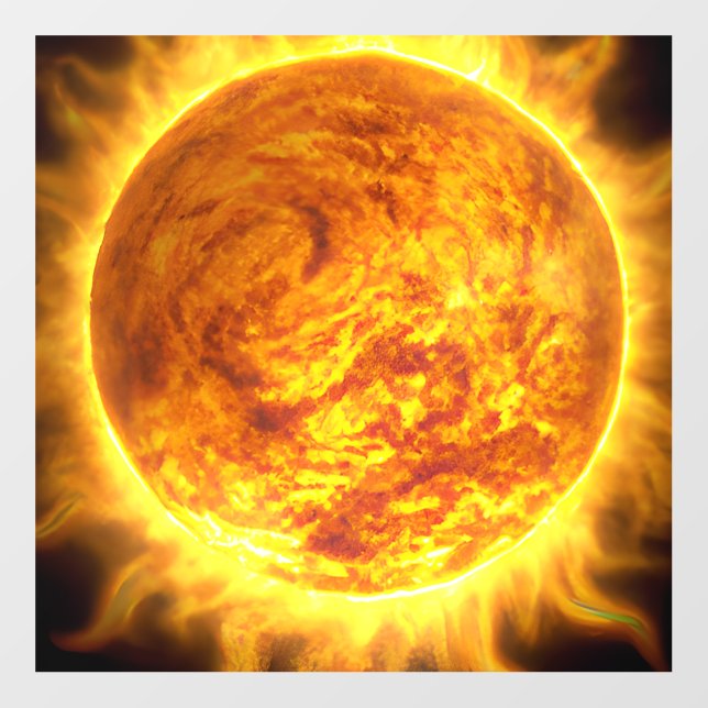 Sun Graphic Wall Decal (Front)