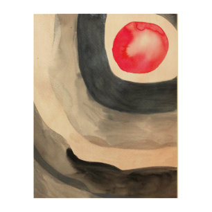 Sun grey and black abstract modern art